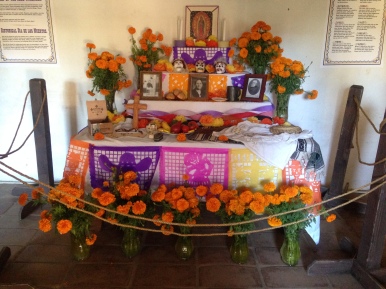 An altar used in remembrance and offerings for passed loved ones